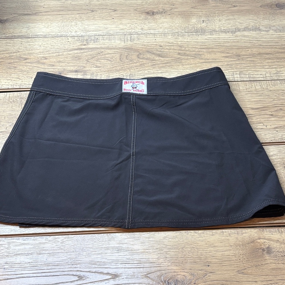 Women’s Birdwell Beach Britches Black Wrap Mini Skirt Size Large